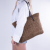 Monnq Straw Bag Maha Brown