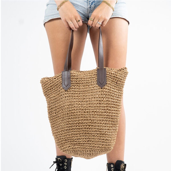 Monnq Straw Bag Trinley Wheat