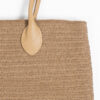 Monnq Straw Magha Bag Brown