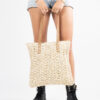 Monnq Straw Bag Nalanda Natural