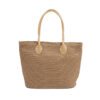 Monnq Straw Magha Bag Brown