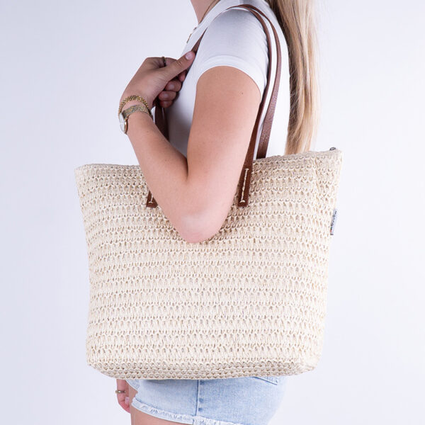 Monnq Straw Bag Metta Natural