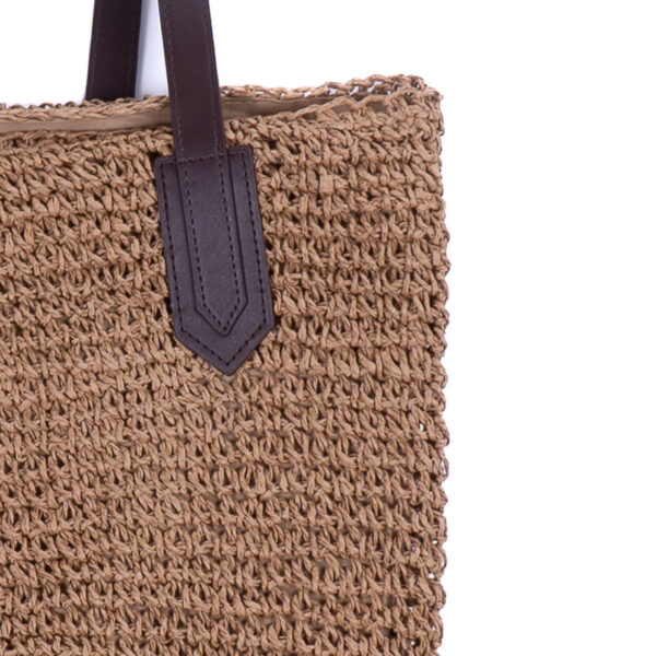 Monnq Straw Bag Trinley Light Brown