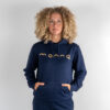Monnq Classic Hoodie French Navy (Gold)