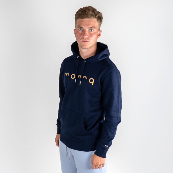 Monnq Classic Hoodie French Navy (Gold)