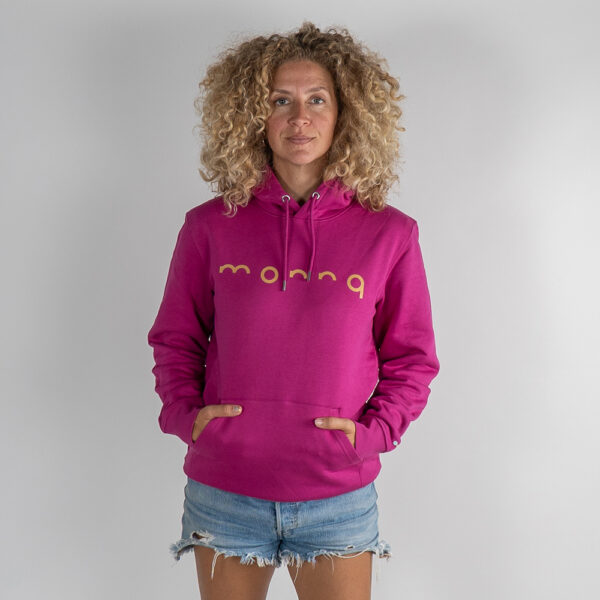 Monnq Classic Hoodie Orchid Flower
