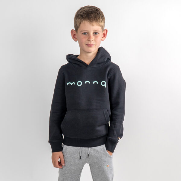 Monnq Kids Hoodie Black (Green)