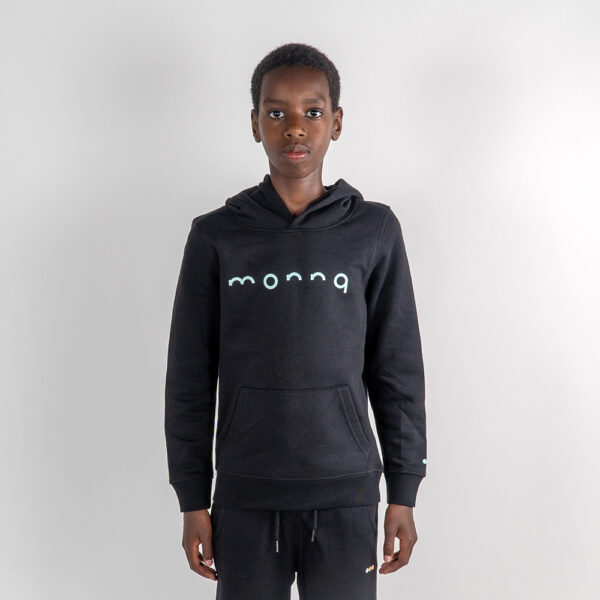 Monnq Kids Hoodie Black (Green)