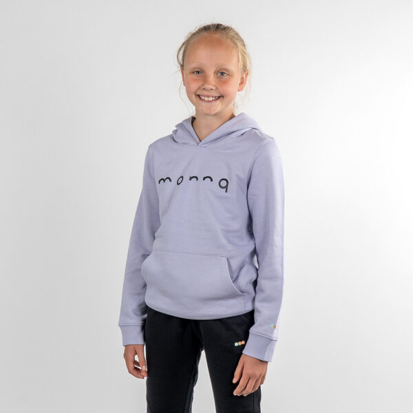 Monnq Kids Hoodie Lavender (Black)
