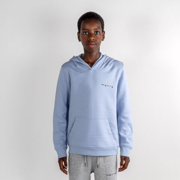 Monnq Kids Hoodie Serene Blue