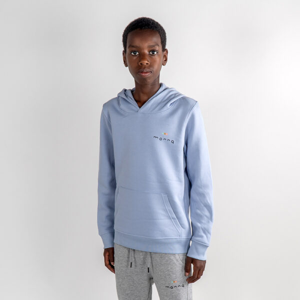 Monnq Kids Hoodie Serene Blue