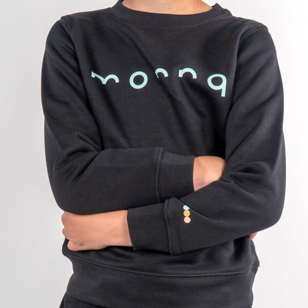 Monnq Kids Sweater Black (Green)