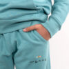 Monnq Kids Sweatpants Teal Monstera