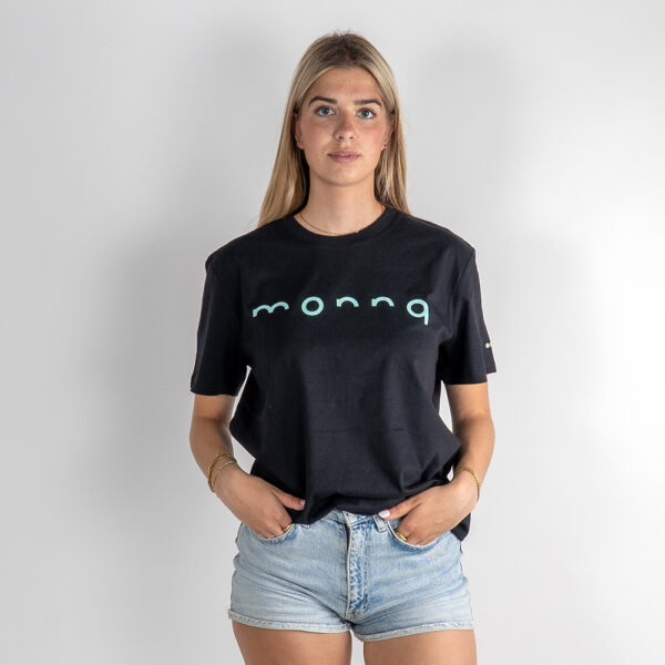 Monnq T-Shirt Black (Green)
