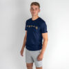 Monnq T-Shirt French Navy (Gold)