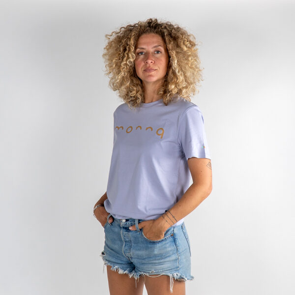 Monnq T-Shirt Lavender (Gold)