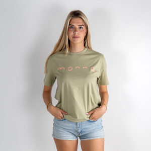 Monnq T-Shirt Sage (Pink)